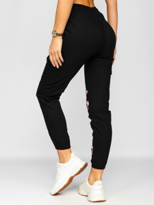 Joggers cargo negros para mujer Bolf AF5120ND