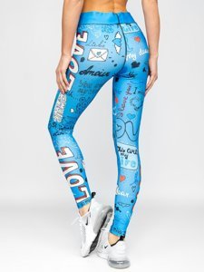 Leggings azul para mujer Bolf 20755