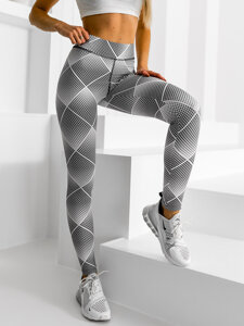 Leggings blancos y negros para mujer Bolf 20967