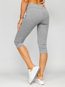 Leggings cortos para mujer gris Bolf YW01045