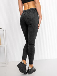 Leggings de vaquero para mujer negro Bolf W7260