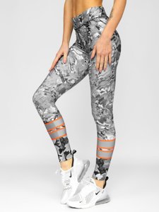 Leggings gris para mujer Bolf 20329