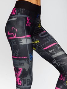 Leggings negros para mujer Bolf 20668