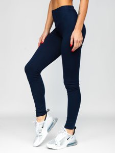 Leggings para mujer color azul oscuro Denley YW01050