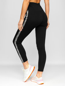 Leggings para mujer negro Bolf TS210