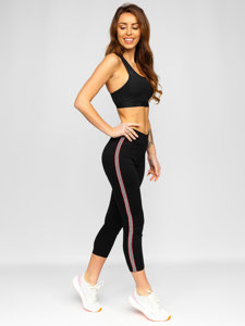 Leggings para mujer negro Bolf TS214