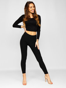 Leggings para mujer negro Bolf TS228