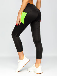 Leggings para mujer negro Bolf XL009