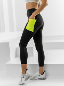 Leggings para mujer negro Bolf XL009