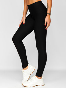 Leggings tipo  push up para mujer negro Bolf J50718