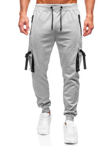 Pantalón cargo de chándal jogger para hombre gris Bolf 8K1116