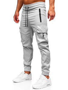 Pantalón cargo de chándal jogger para hombre gris Bolf HSS299