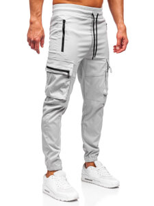 Pantalón cargo de chándal jogger para hombre gris Bolf HSS300