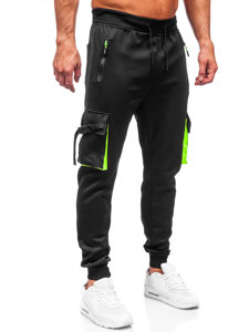 Pantalón cargo de chándal jogger para hombre negro Bolf 8K1116