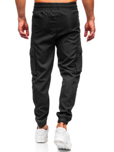 Pantalón cargo de chándal jogger para hombre negro Bolf HSS298