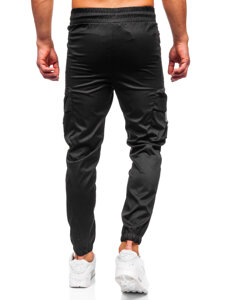 Pantalón cargo de chándal jogger para hombre negro Bolf HSS299