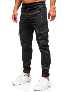 Pantalón cargo de chándal jogger para hombre negro Bolf HSS300