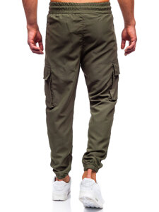 Pantalón cargo de chándal jogger para hombre verde Bolf HSS297