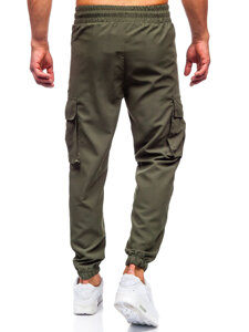 Pantalón cargo de chándal jogger para hombre verde Bolf HSS298