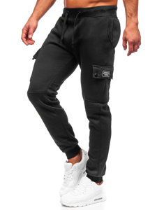 Pantalón cargo deportivo para hombre color negro Bolf JX325