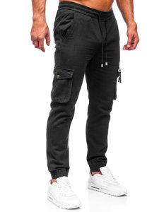 Pantalón cargo jogger para hombre negro Bolf MP0181N