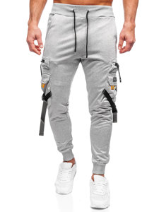 Pantalón cargo tipo jogger gris para hombre Bolf HS7162