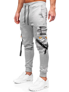 Pantalón cargo tipo jogger gris para hombre Bolf HS7162