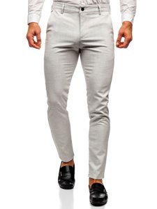 Pantalón chino de tela para hombre color beige Bolf 0015