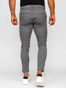 Pantalón chino de tela para hombre grafito Bolf 0059