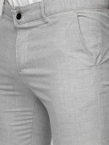 Pantalón chino de tela para hombre gris Bolf 0041