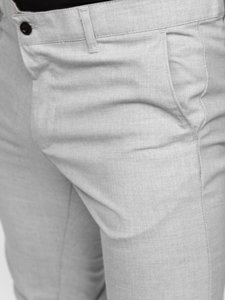 Pantalón chino de tela para hombre gris Bolf 0062