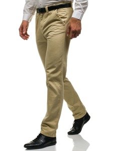 Pantalón chino para hombre beige Bolf 6190