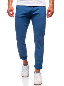 Pantalón chino para hombre color índigo Bolf 1146