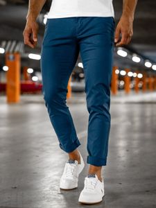 Pantalón chino para hombre color índigo Bolf 1146