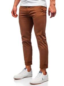 Pantalón chino para hombre color marrón Bolf 1146