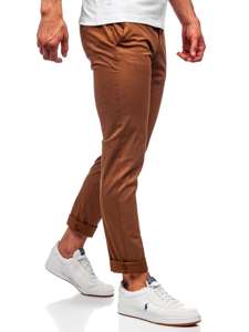 Pantalón chino para hombre color marrón Bolf 1146