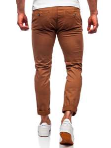 Pantalón chino para hombre color marrón Bolf 1146