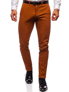 Pantalón chino para hombre marrón Bolf 1143