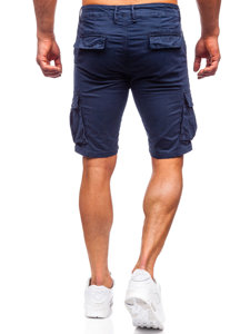 Pantalón corto cargo para hombre color azul oscuro Bolf YF2221