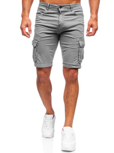 Pantalón corto cargo para hombre color gris Bolf YF2219