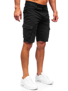 Pantalón corto cargo para hombre color negro Bolf YF2219