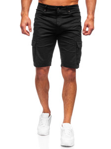 Pantalón corto cargo para hombre color negro Bolf YF2219