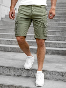 Pantalón corto cargo para hombre color verde Bolf YF2219