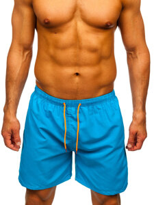 Pantalón corto de baño para hombre azul Bolf HN123