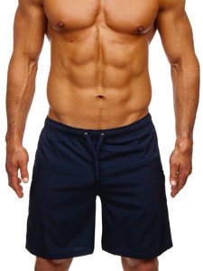 Pantalón corto de baño para hombre azul oscuro Bolf HH037A