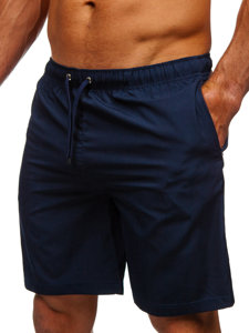 Pantalón corto de baño para hombre azul oscuro Bolf HH037A