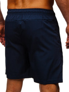 Pantalón corto de baño para hombre azul oscuro Bolf HH037A