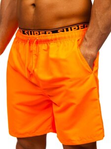 Pantalón corto de baño para hombre naranja Bolf HN122