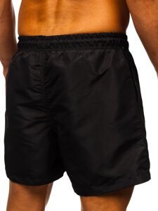 Pantalón corto de baño para hombre negro Bolf HM972