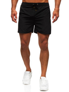 Pantalón corto de baño para hombre negro Bolf XL018